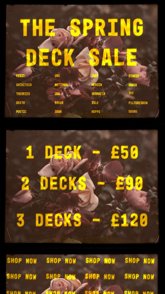 A spring sale graphic